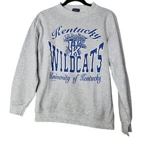 Vintage 1992 Jeff Williams M University Kentucky UK Wildcats Sweatshirt Gray